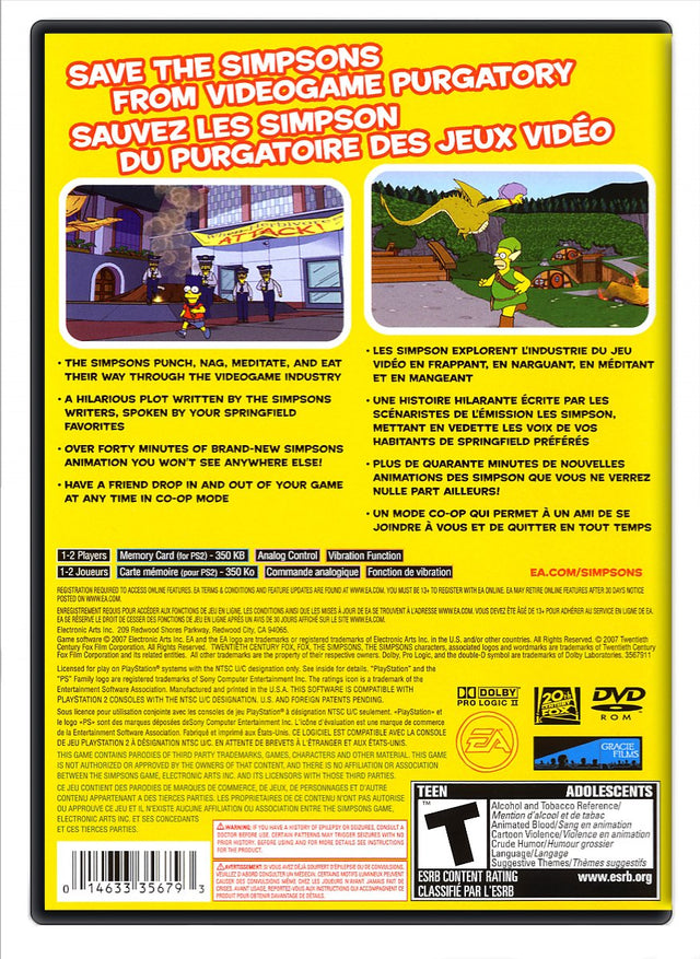 Simpsons Game - PlayStation 2 (Refurbished)