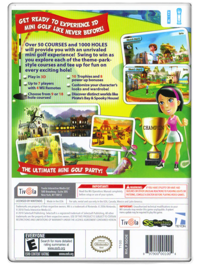 Mini Golf Resort - Nintendo Wii (Refurbished)