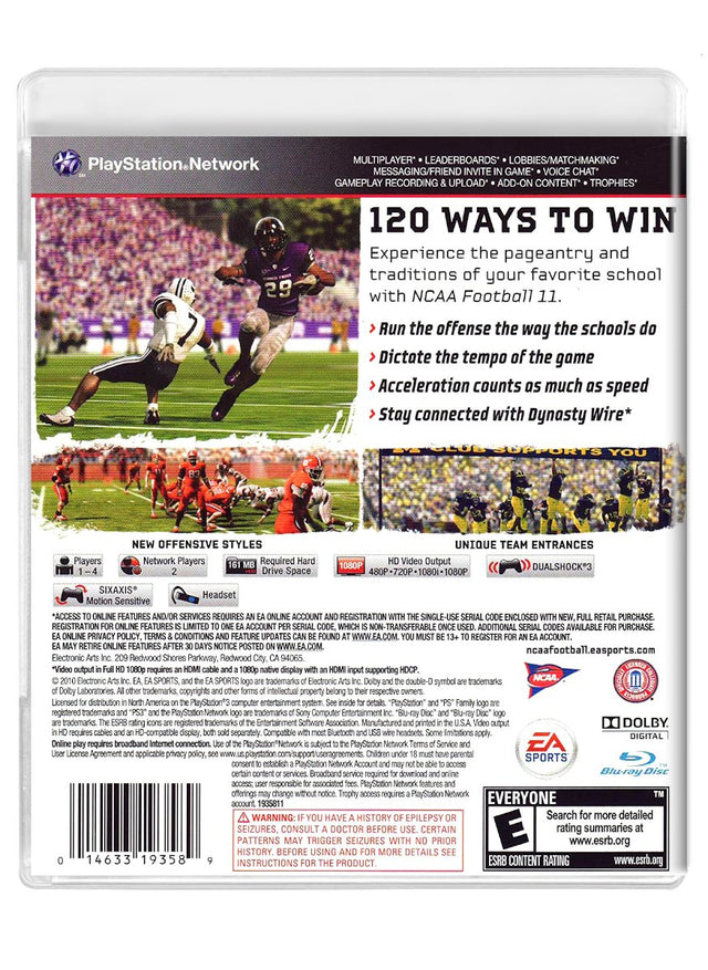 NCAA Football 11 - PlayStation 3 (Refurbished)