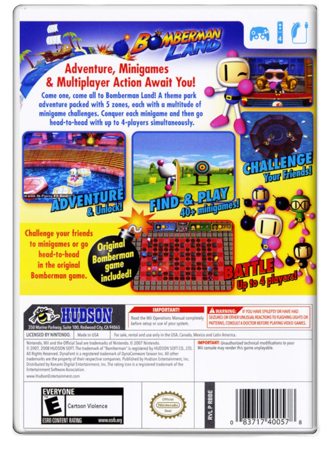 Bomberman Land - Nintendo Wii (Refurbished)