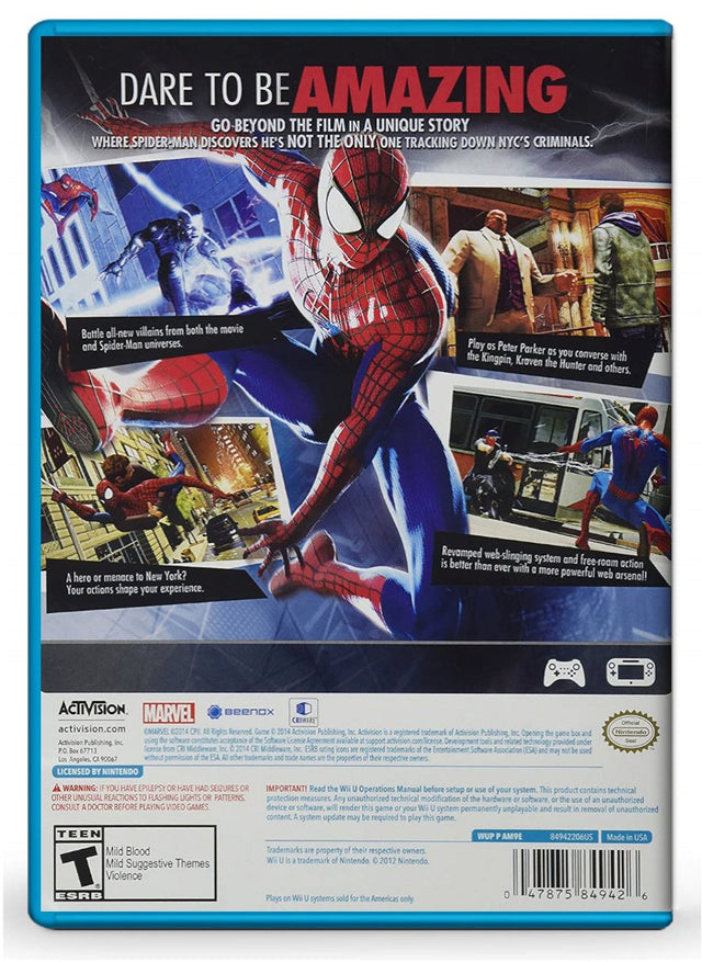 The Amazing Spider-Man 2 - Nintendo Wii U (Refurbished)