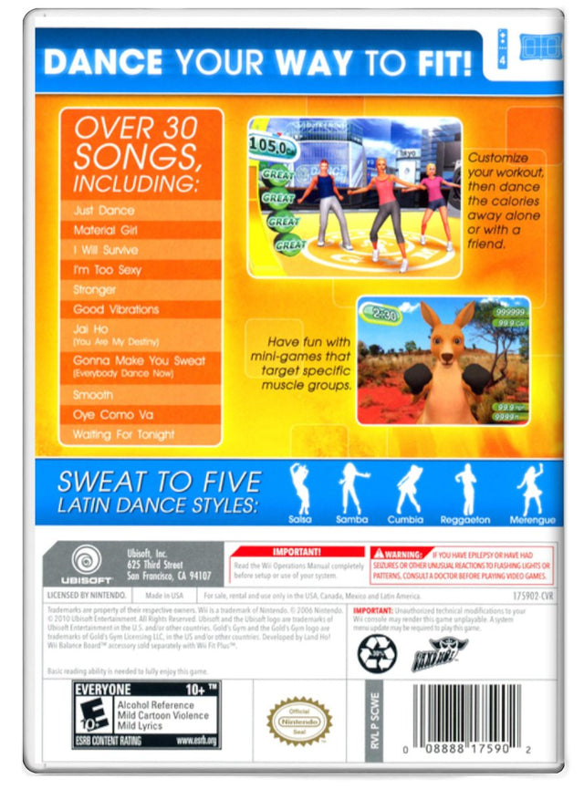 Golds Gym Dance Workout - Nintendo Wii (Refurbished)