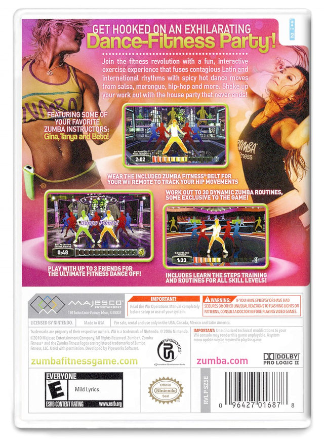 Zumba Fitness - Nintendo Wii (Refurbished)