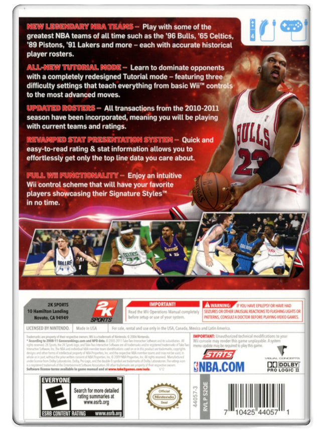 NBA 2K12 - Nintendo Wii (Refurbished)