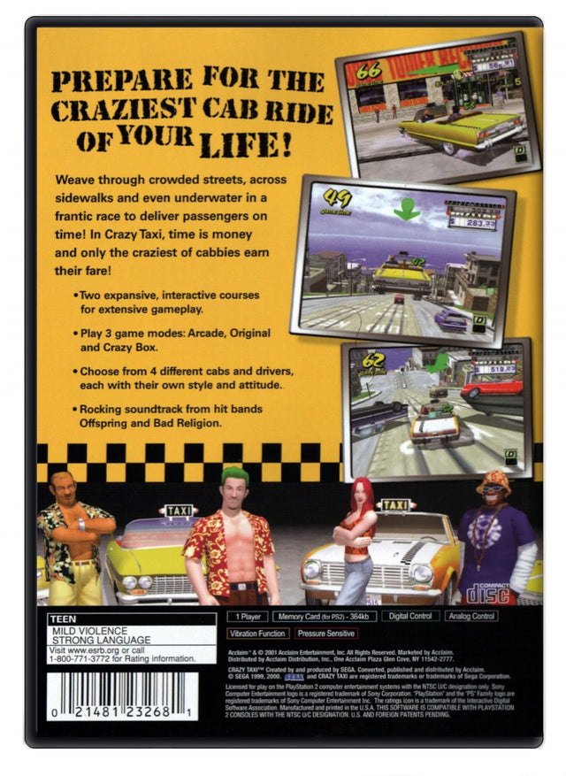 Crazy Taxi - PlayStation 2 (Refurbished)