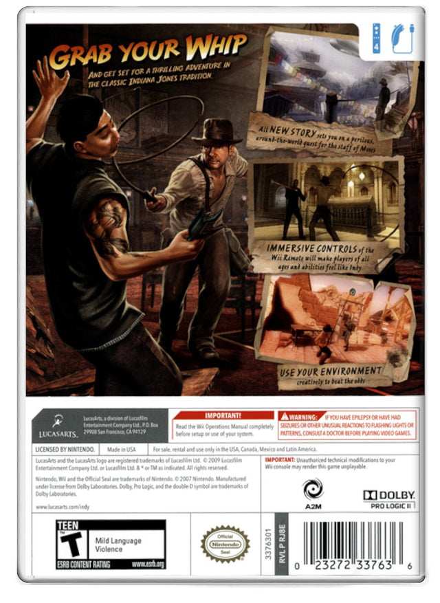 Indiana Jones and the Staff of Kings - Nintendo Wii (Refurbished)
