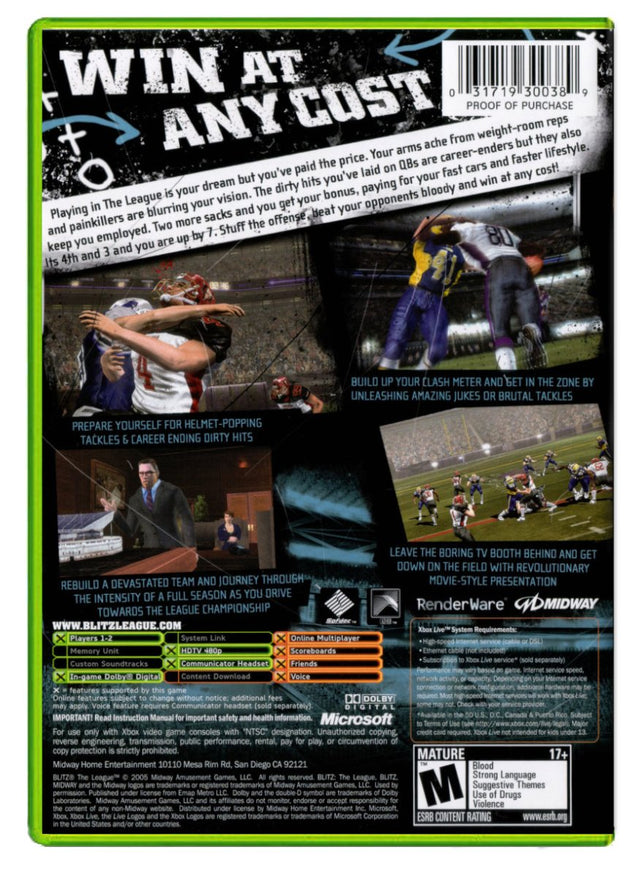 Blitz: The League - Xbox Original (Refurbished)