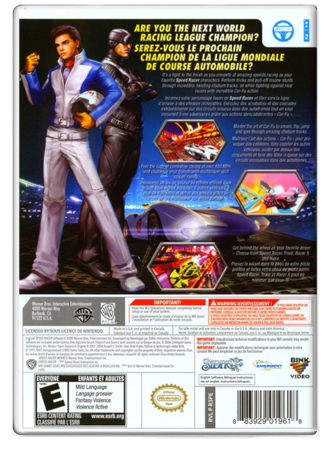 Speed Racer: The Videogame - Nintendo Wii (Refurbished)