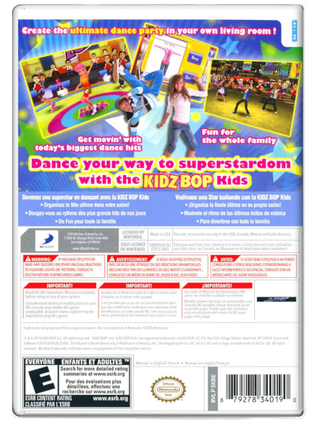 Kidz Bop Dance Party - Nintendo Wii (Refurbished)