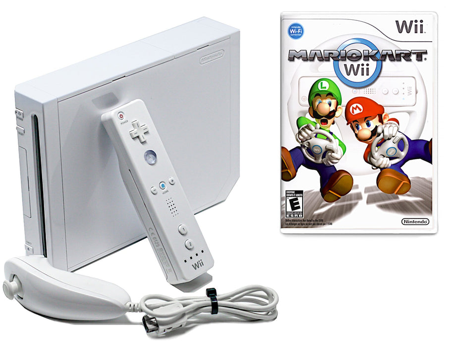 Nintendo Wii Console White - Mario Kart Wii Refurbished