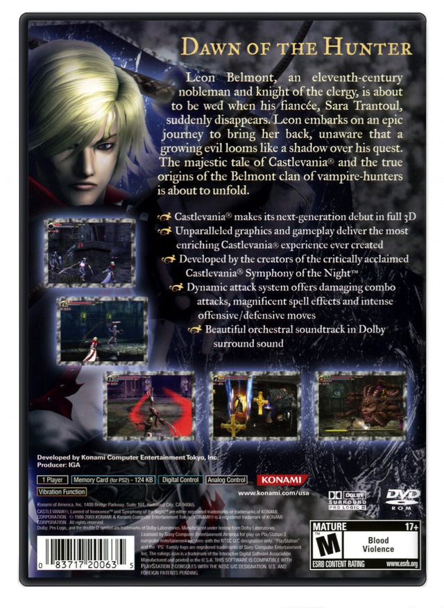 Castlevania Lament of Innocence - PlayStation 2 (Refurbished)