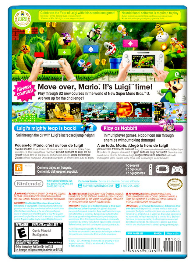 New Super Luigi U - Nintendo Wii U (Refurbished)