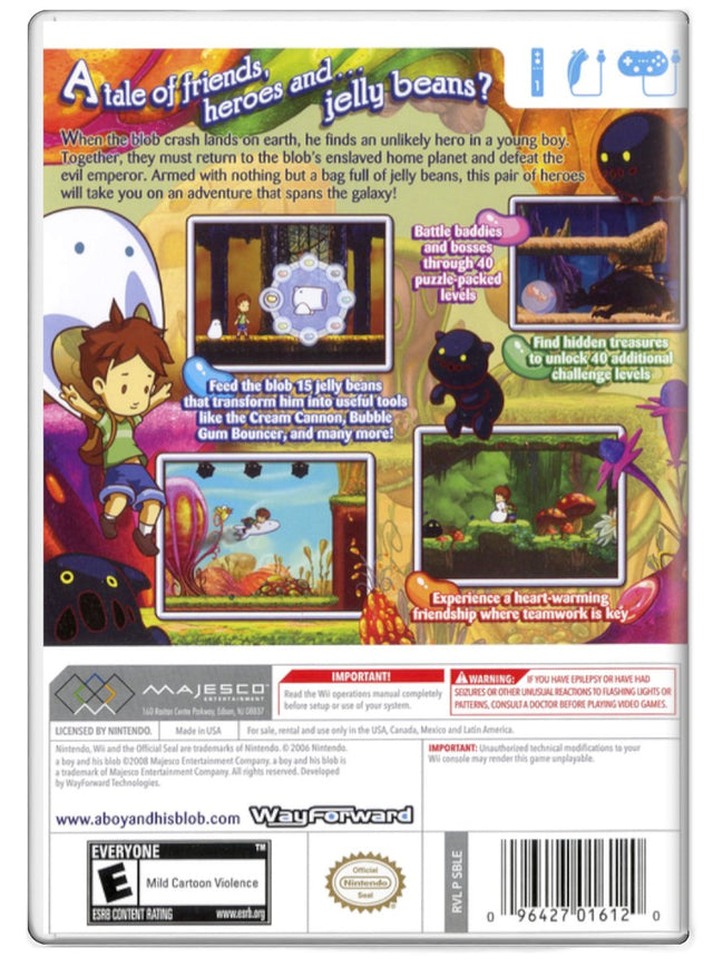 A Boy and His Blob - Nintendo Wii (Refurbished)
