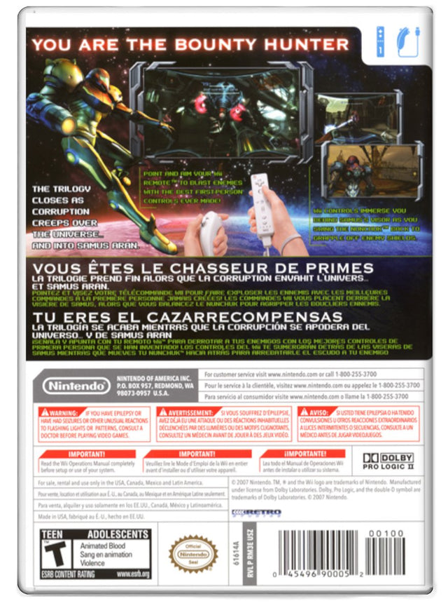 Metroid Prime 3 Corruption - Nintendo Wii (Refurbished)