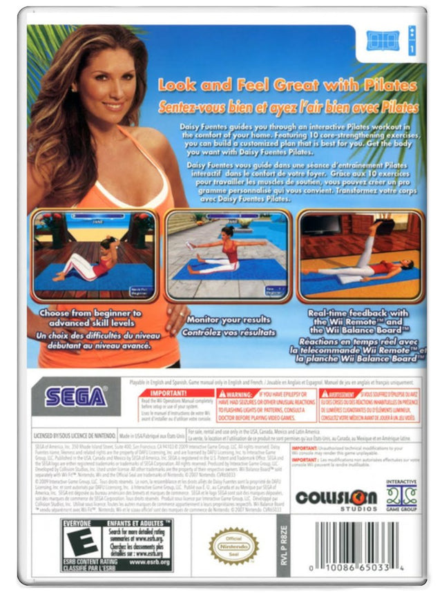Daisy Fuentes Pilates - Nintendo Wii (Refurbished)