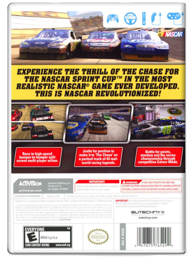 NASCAR The Game 2011 - Nintendo Wii (Refurbished)