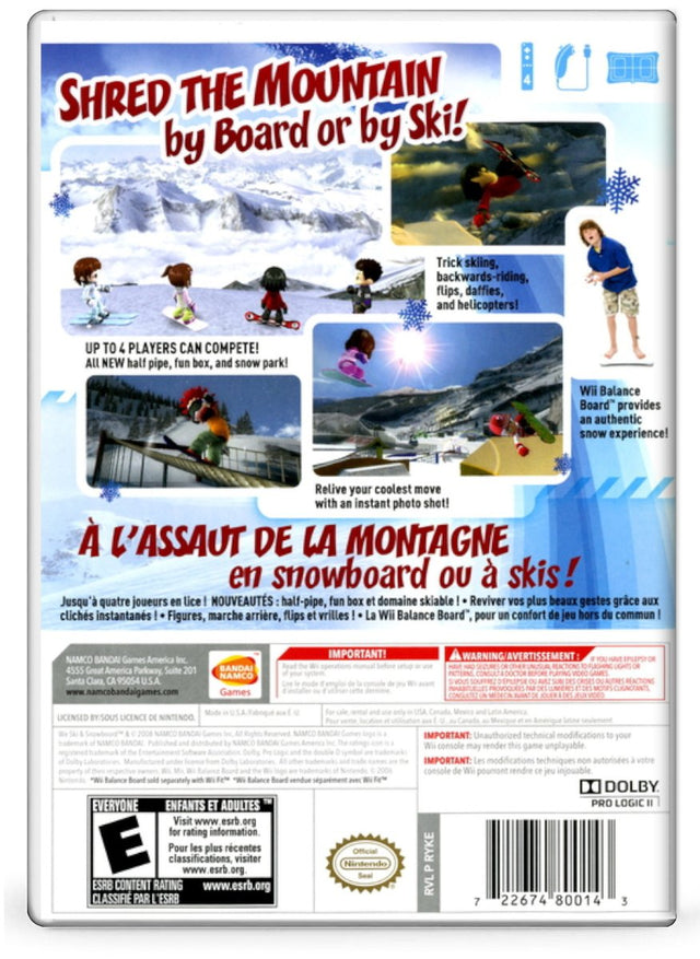 We Ski and Snowboard - Nintendo Wii (Refurbished)