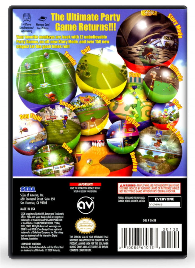 Super Monkey Ball 2 - Nintendo GameCube (Refurbished)