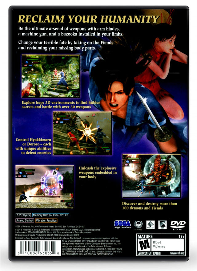 Blood Will Tell - PlayStation 2 (Refurbished)