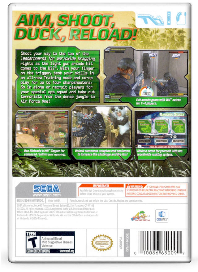 Ghost Squad - Nintendo Wii (Refurbished)