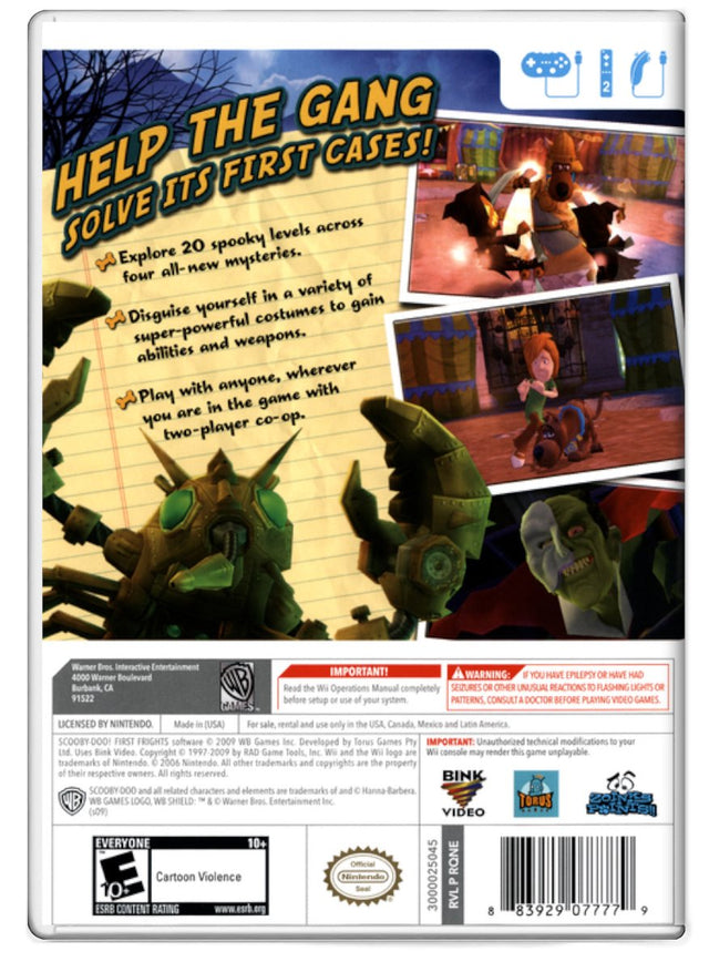 Scooby-Doo First Frights - Nintendo Wii (Refurbished)