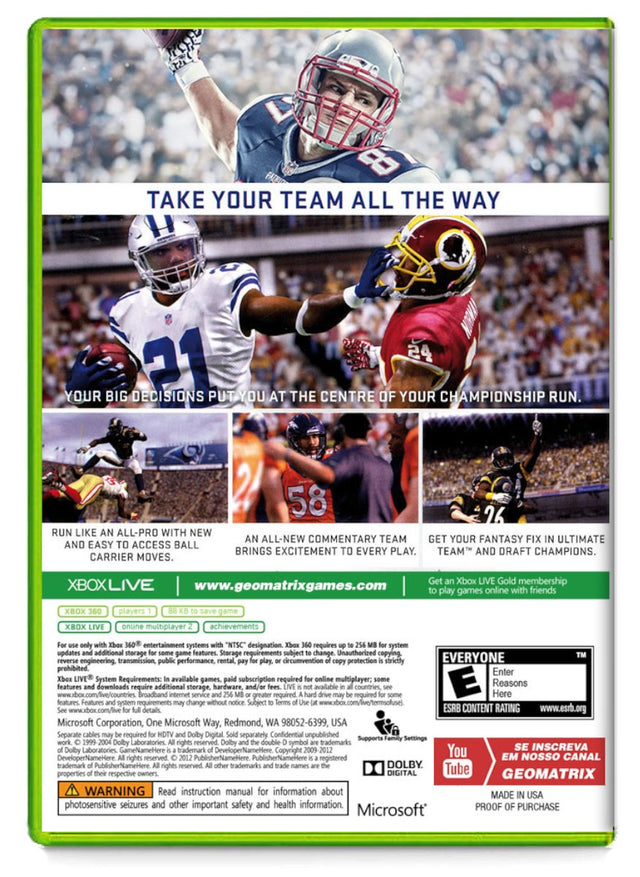 Madden NFL 17 - Xbox 360 (Refurbished)