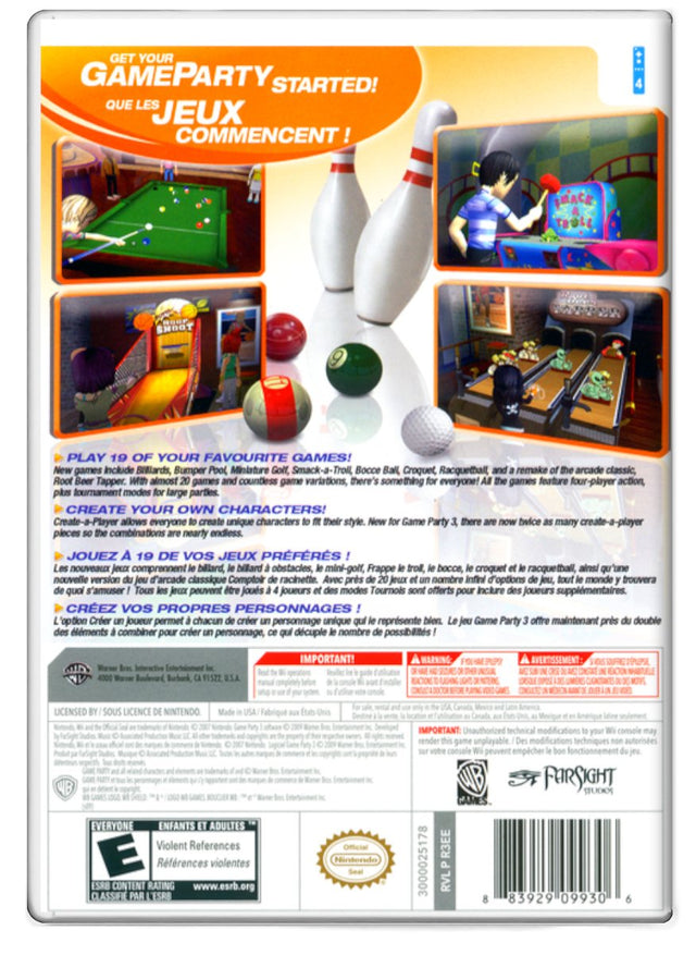 Game Party 3 - Nintendo Wii (Refurbished)