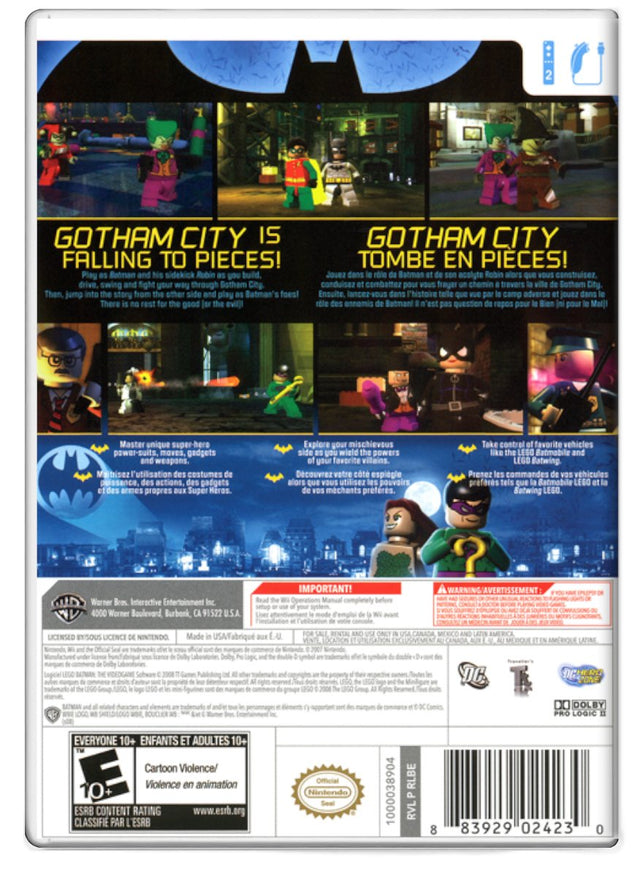 LEGO Batman - Nintendo Wii (Refurbished)