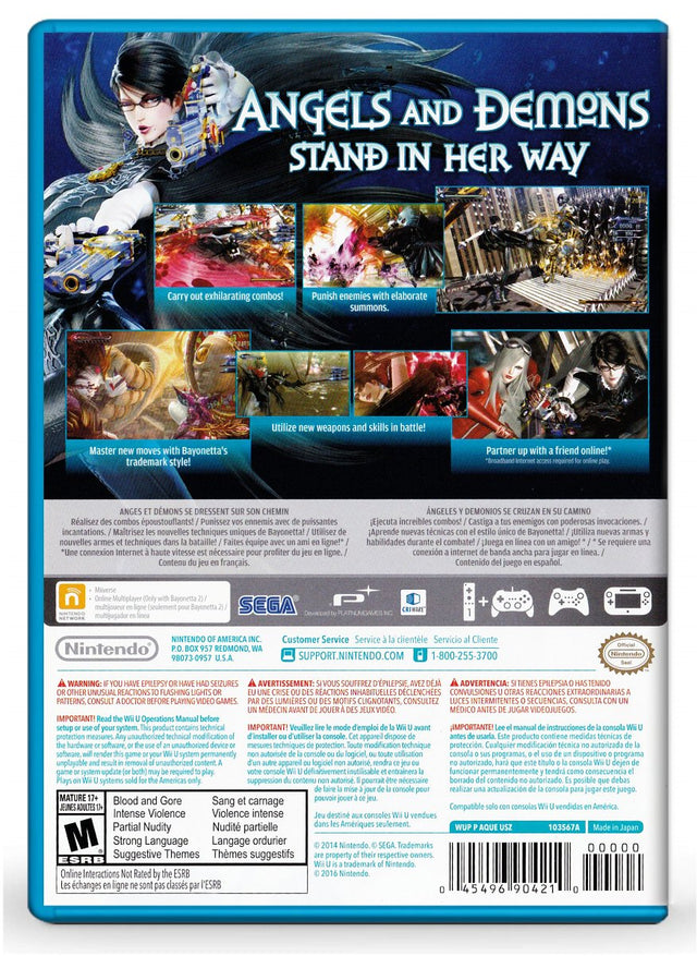 Bayonetta 2 - Single Disc - Nintendo Wii U (Refurbished)