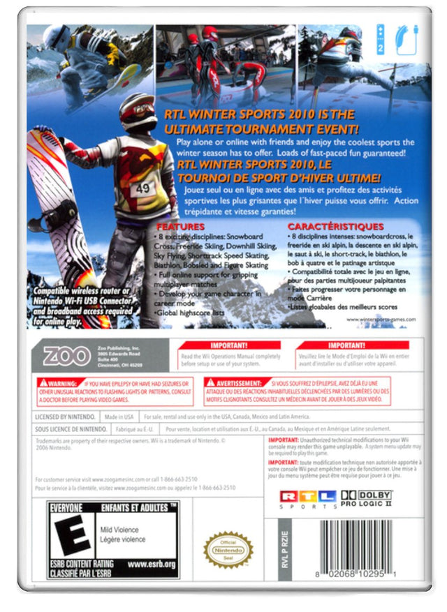 Winter Sports 3: The Great Tournament - Nintendo Wii (Refurbished)