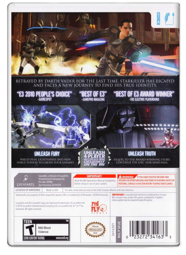 Star Wars: The Force Unleashed II - Nintendo Wii (Refurbished)