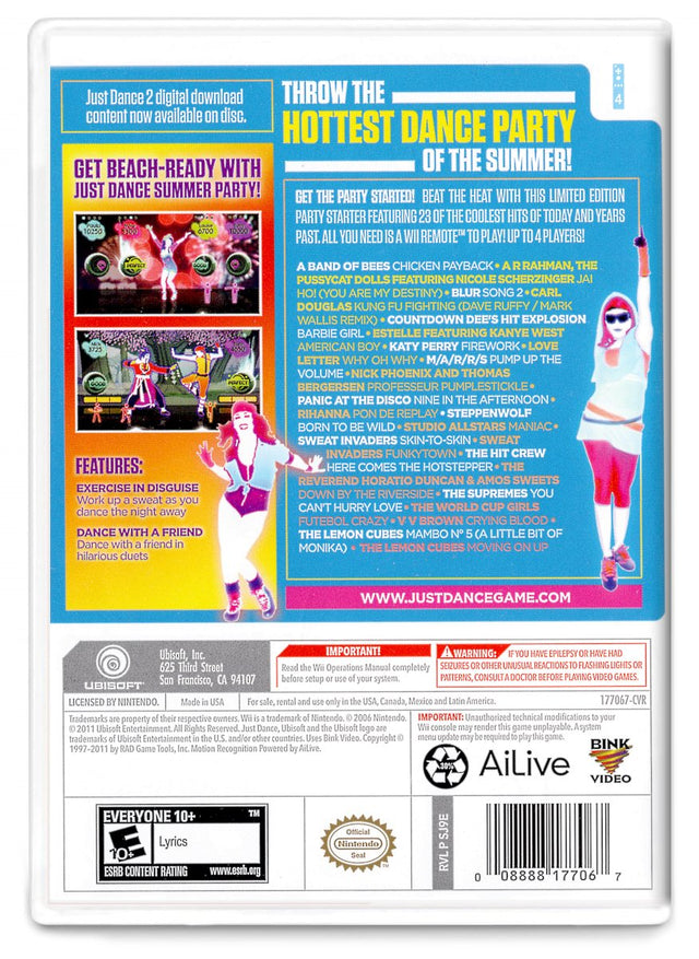 Just Dance Summer Party - Nintendo Wii (Refurbished)
