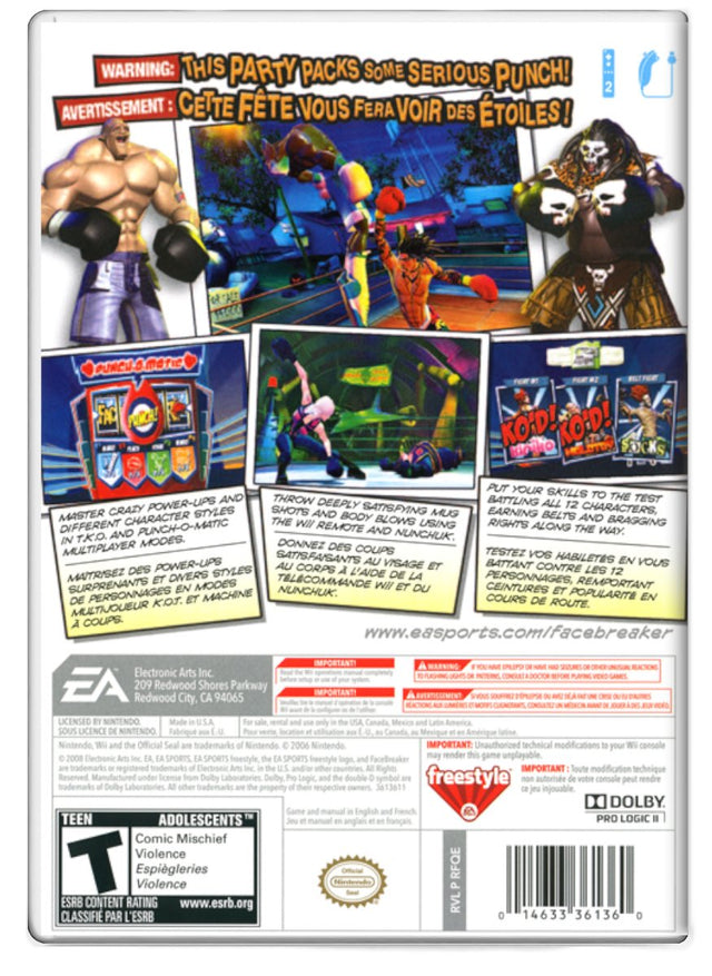 Face Breaker: K.O Party - Nintendo Wii (Refurbished)