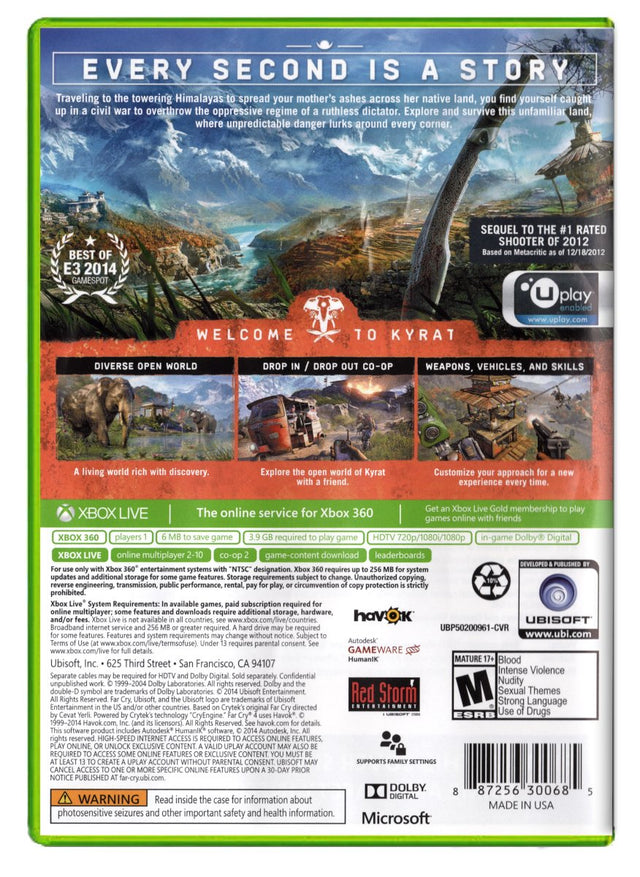 Far Cry 4 - Xbox 360 (Refurbished)