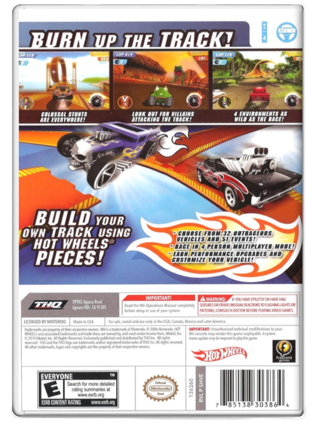 Hot wheels Track Attack - Nintendo Wii (Refurbished)