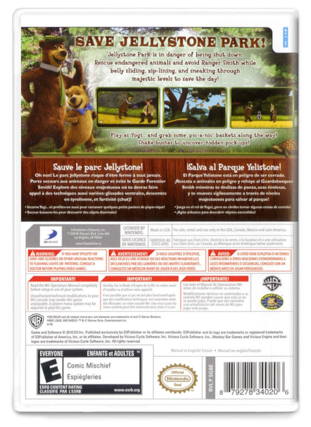 Yogi Bear - Nintendo Wii (Refurbished)