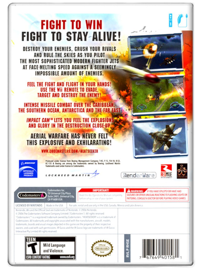 Heatseeker - Nintendo Wii (Refurbished)