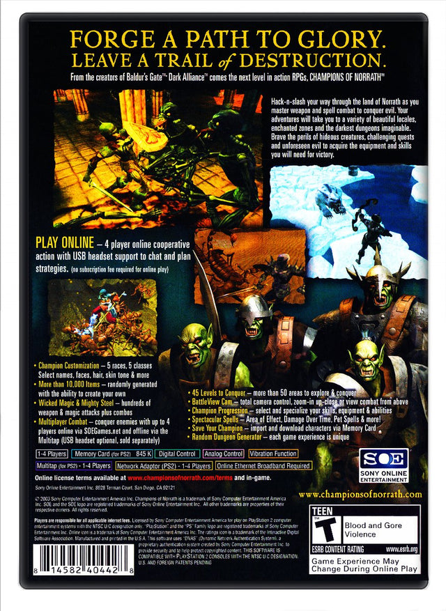 Champions of Norrath Realms of Everquest - PlayStation 2 (Refurbished)