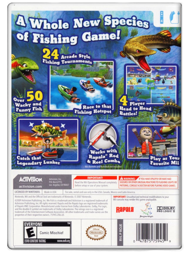 Rapala We Fish - Nintendo Wii (Refurbished)