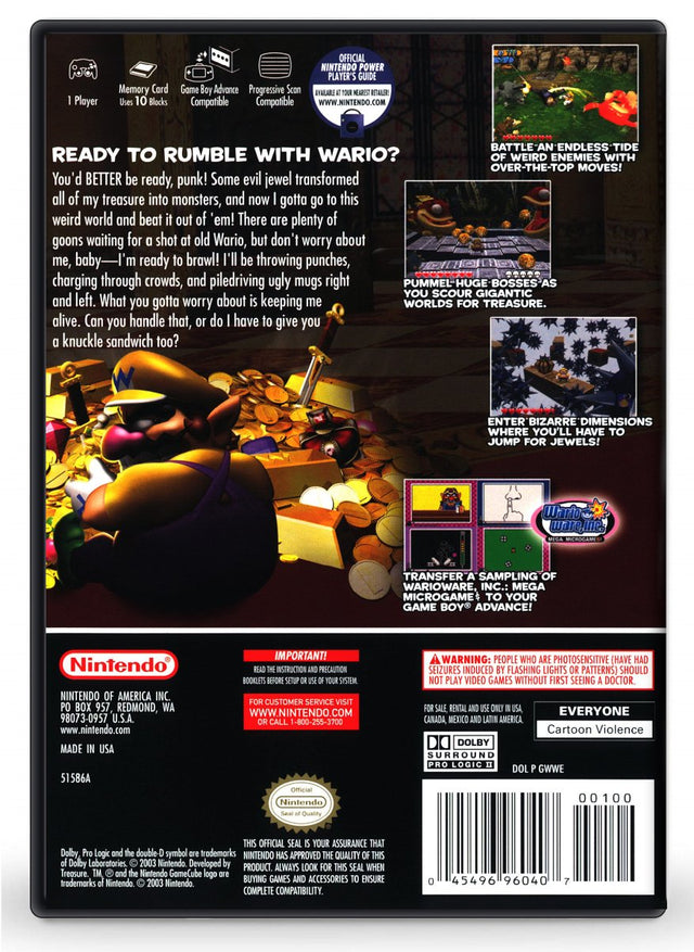 Wario World - Nintendo GameCube (Refurbished)