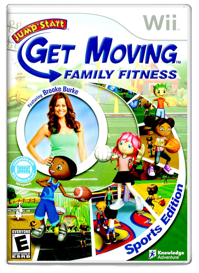 JumpStart Get Moving Family Fitness - Nintendo Wii (Refurbished)