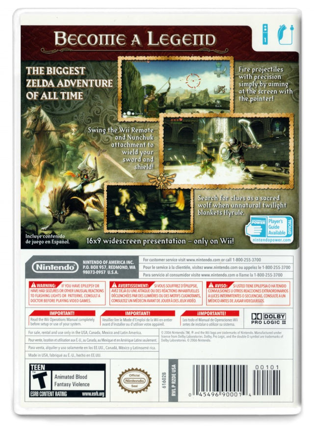 Legend Of Zelda Twilight Princess - Nintendo Wii (Refurbished)