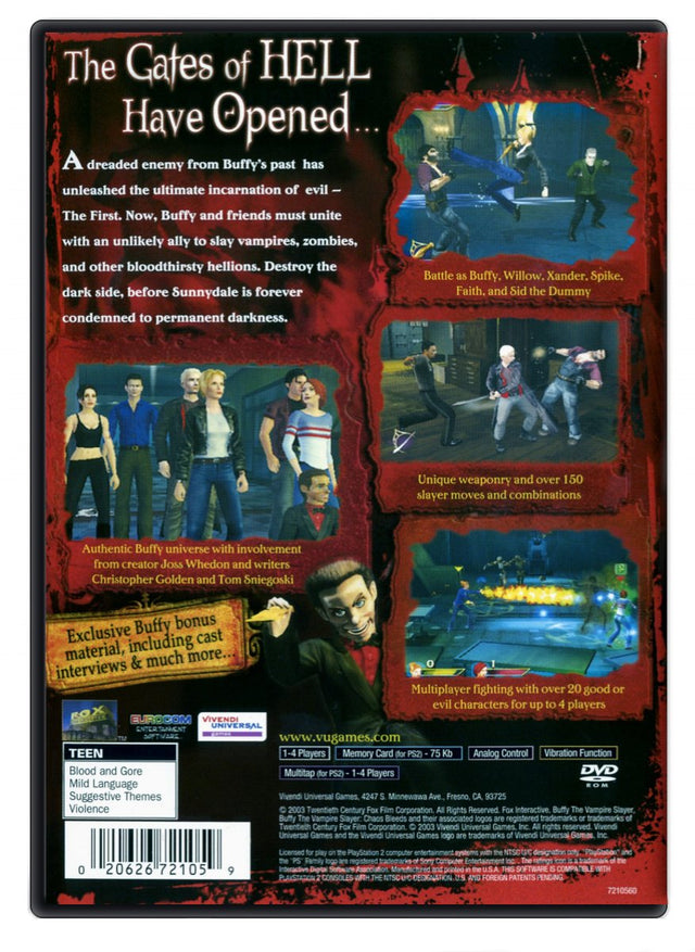 Buffy the Vampire Slayer Chaos Bleeds - PlayStation 2 (Refurbished)