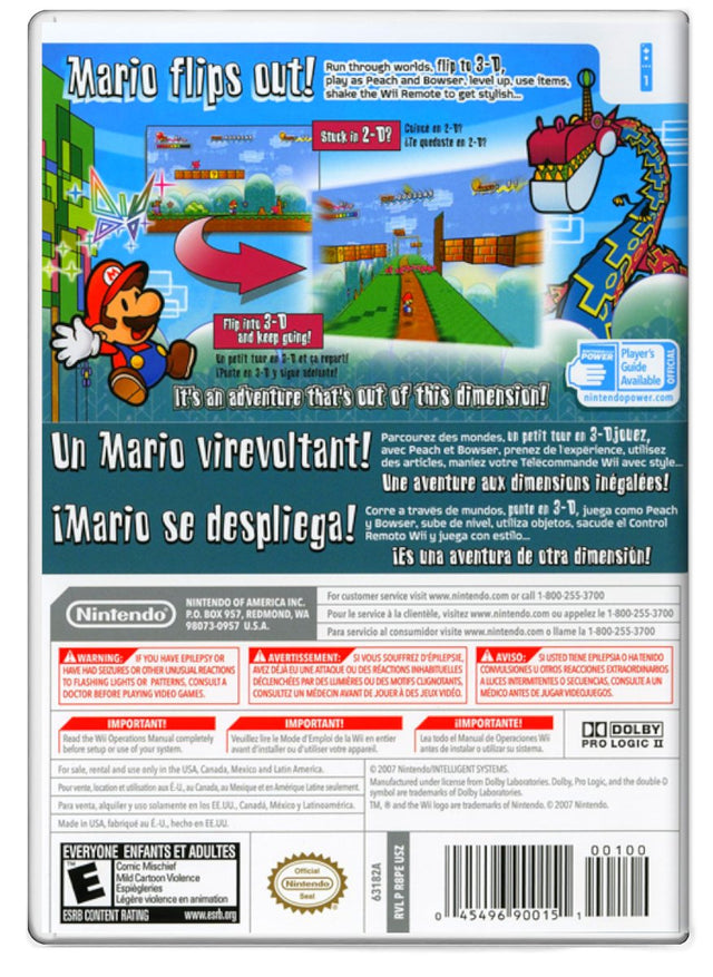 Super Paper Mario - Nintendo Wii (Refurbished)