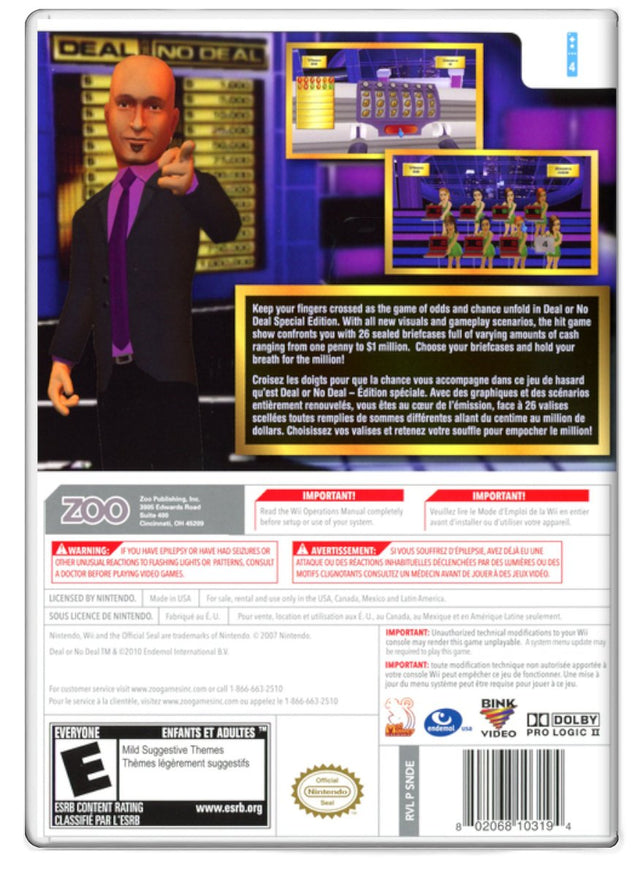 Deal or No Deal Special Edition - Nintendo Wii (Refurbished)