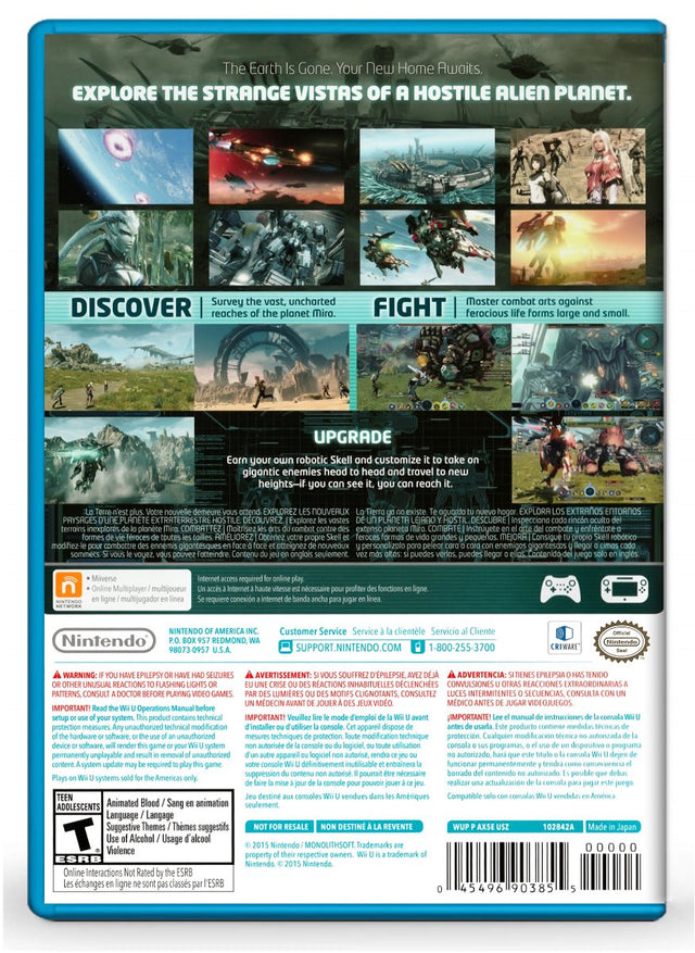 Xenoblade Chronicles X - Nintendo Wii U (Refurbished)