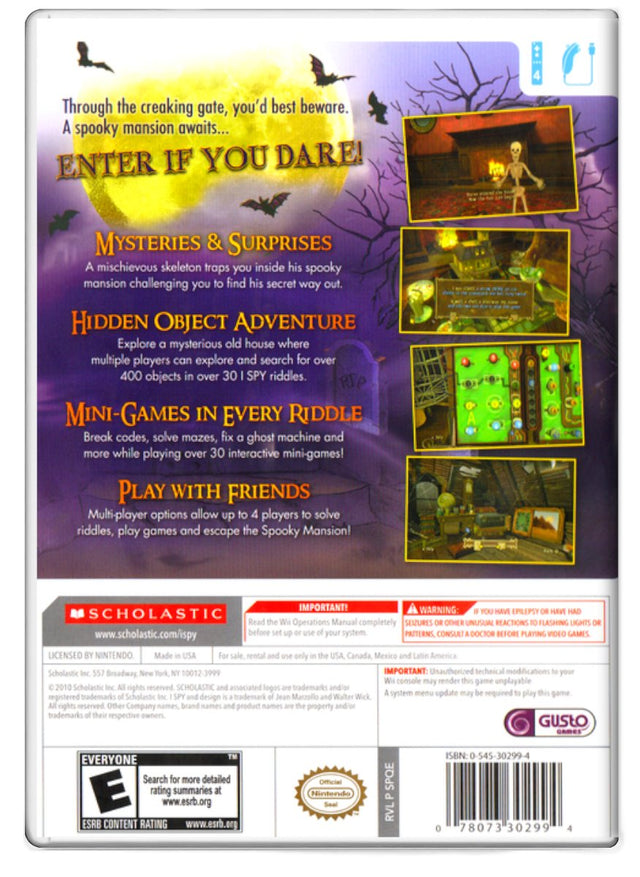 I Spy Spooky Mansion - Nintendo Wii (Refurbished)