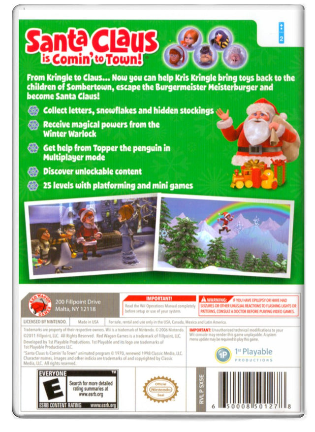 Santa Claus is Comin to Town - Nintendo Wii (Refubished)