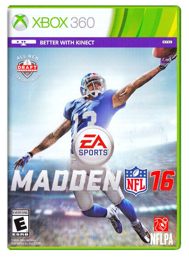 Madden NFL 16 Xbox 360
