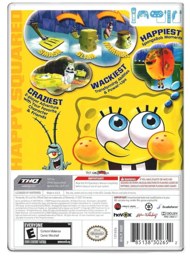 Spongebob Truth or Square - Nintendo Wii (Refurbished)